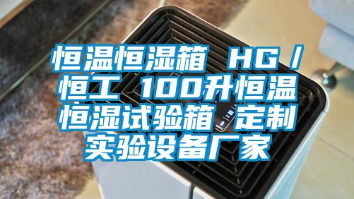 恒溫恒濕箱 HG/恒工 100升恒溫恒濕試驗箱 定制實驗設(shè)備廠家