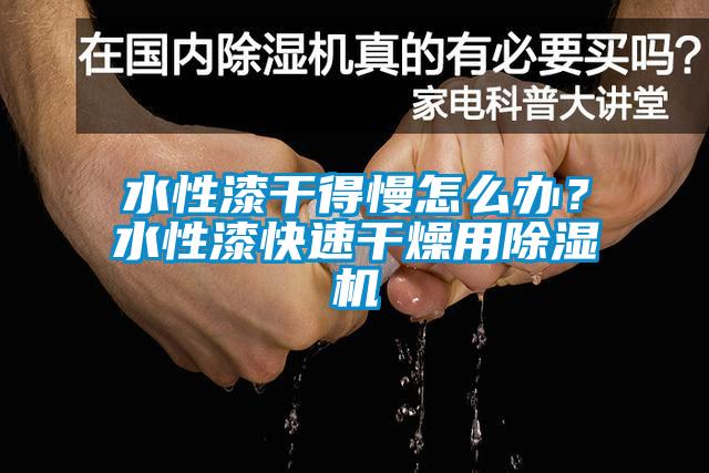 水性漆干得慢怎么辦?水性漆快速干燥用除濕機
