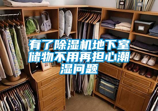 有了除濕機地下室儲物不用再擔心潮濕問題