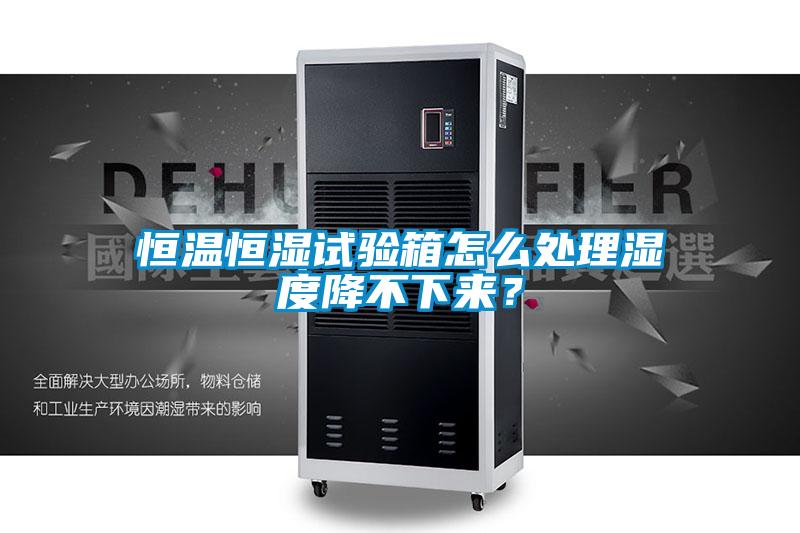 恒溫恒濕試驗箱怎么處理濕度降不下來？