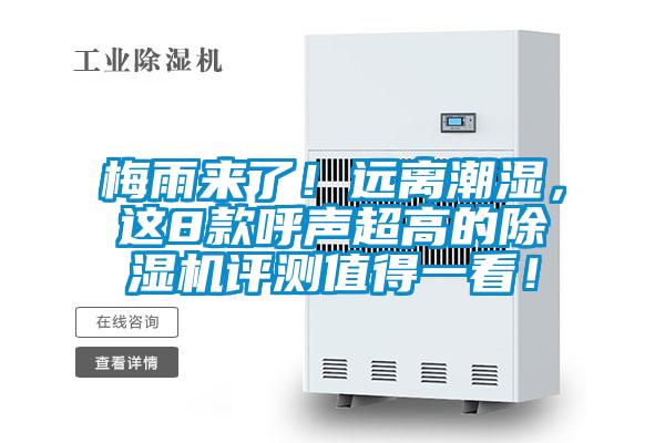 梅雨來了！遠離潮濕，這8款呼聲超高的除濕機評測值得一看！