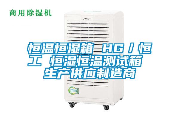 恒溫恒濕箱 HG/恒工 恒濕恒溫測試箱 生產供應制造商