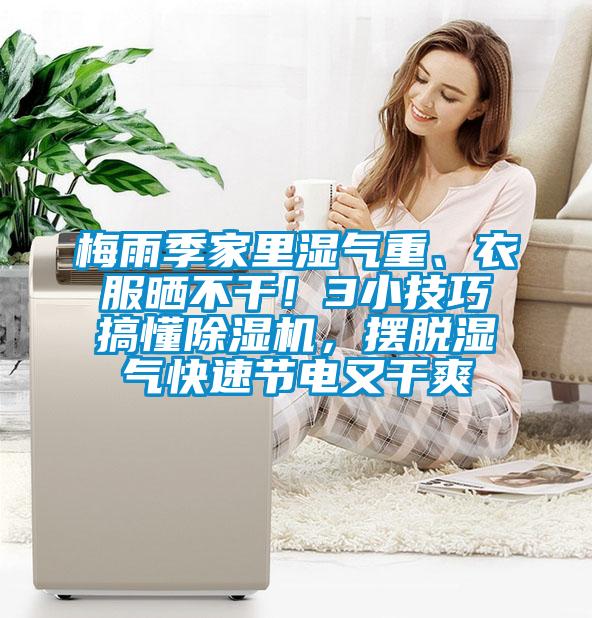 梅雨季家里濕氣重、衣服曬不干！3小技巧搞懂除濕機(jī)，擺脫濕氣快速節(jié)電又干爽