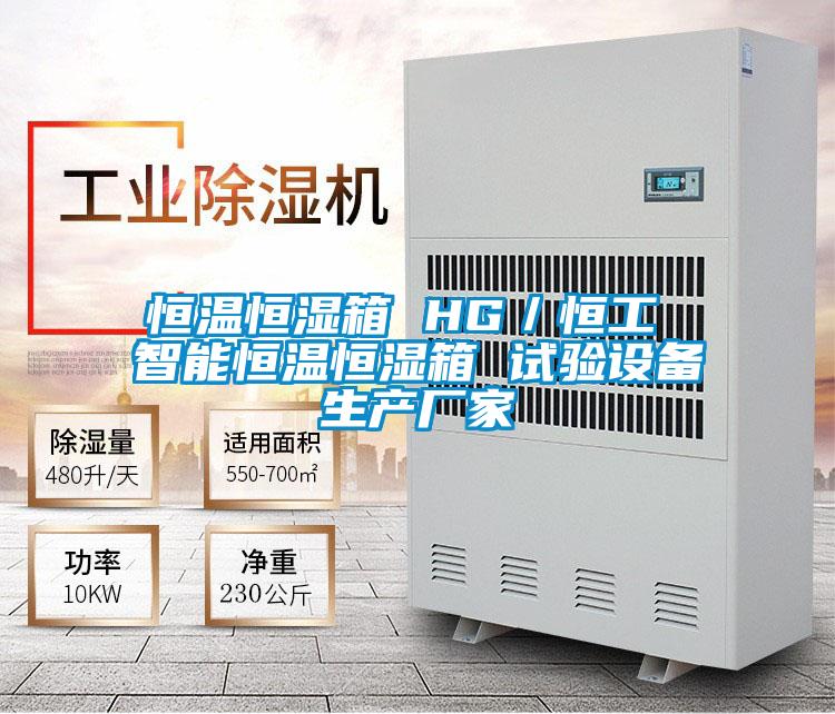 恒溫恒濕箱 HG／恒工 智能恒溫恒濕箱 試驗設備生產廠家