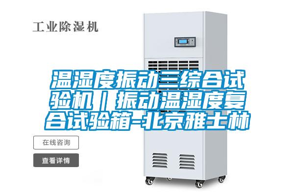 溫濕度振動三綜合試驗機|振動溫濕度復合試驗箱-北京雅士林