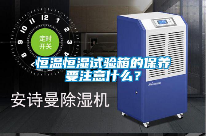 恒溫恒濕試驗箱的保養要注意什么?