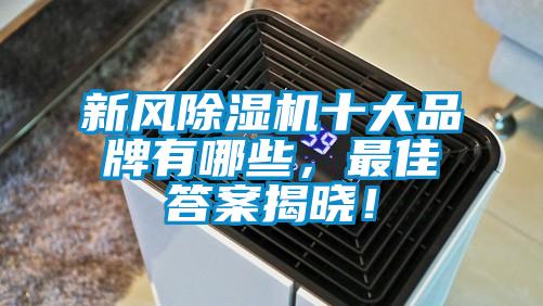 新風(fēng)除濕機(jī)十大品牌有哪些,最佳答案揭曉!