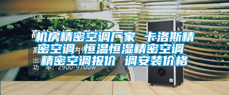 機房精密空調廠家 卡洛斯精密空調 恒溫恒濕精密空調 精密空調報價 調安裝價格