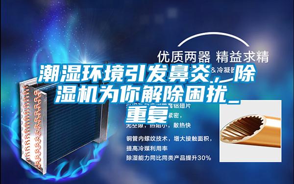 潮濕環境引發鼻炎，除濕機為你解除困擾_重復