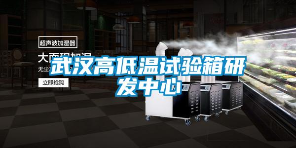 武漢高低溫試驗箱研發中心