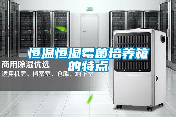 恒溫恒濕霉菌培養箱的特點