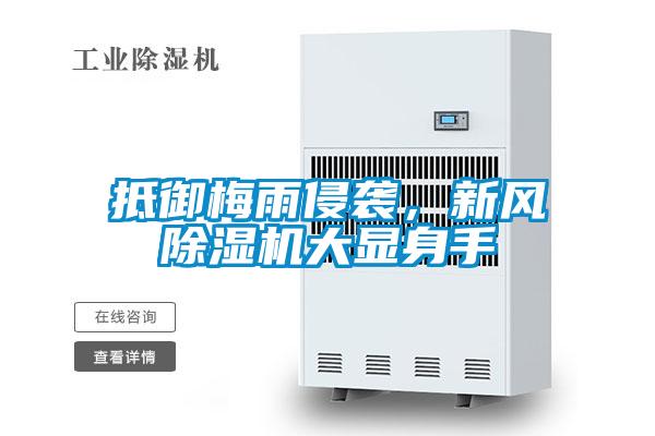 抵御梅雨侵襲，新風(fēng)除濕機大顯身手