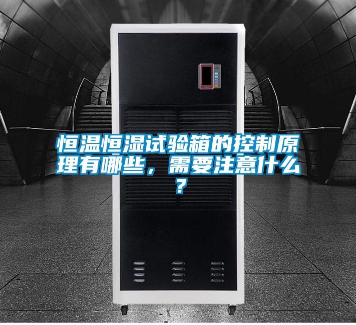 恒溫恒濕試驗箱的控制原理有哪些，需要注意什么？
