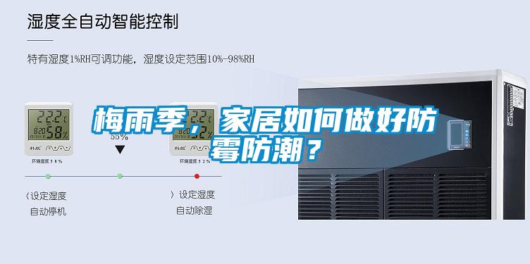 梅雨季，家居如何做好防霉防潮？