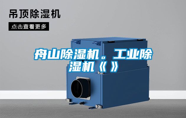 舟山除濕機。工業(yè)除濕機《》