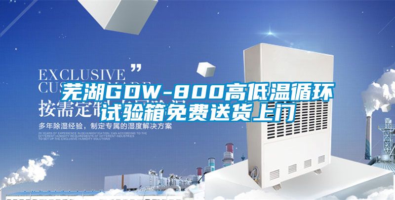 蕪湖GDW-800高低溫循環試驗箱免費送貨上門