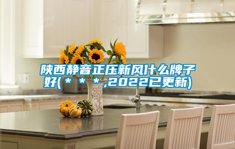 陜西靜音正壓新風(fēng)什么牌子好(***,2022已更新)