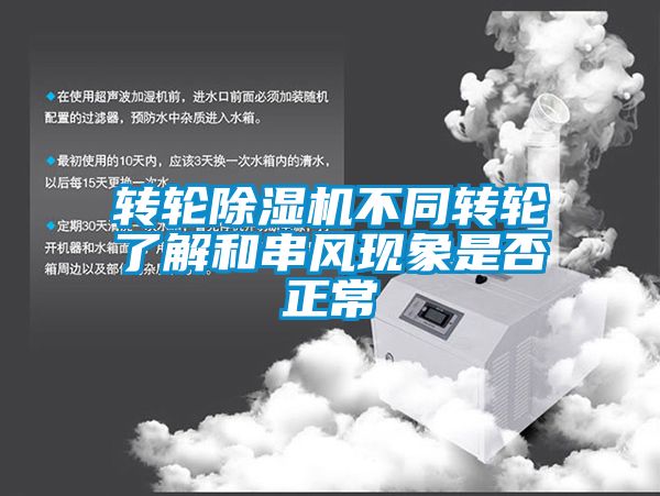 轉輪除濕機不同轉輪了解和串風現象是否正常