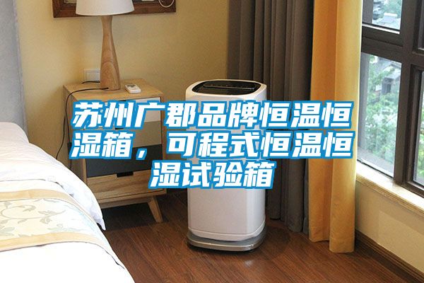 蘇州廣郡品牌恒溫恒濕箱，可程式恒溫恒濕試驗箱