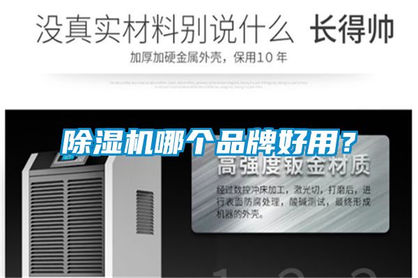除濕機哪個品牌好用?