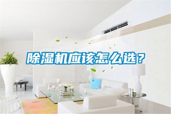 除濕機應該怎么選?