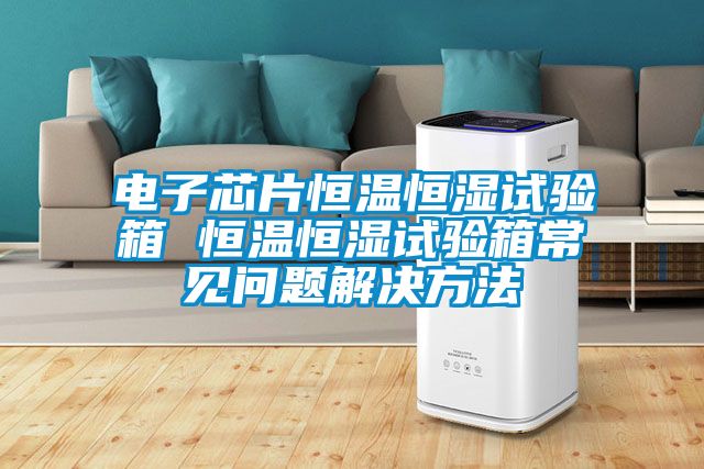 電子芯片恒溫恒濕試驗箱 恒溫恒濕試驗箱常見問題解決方法