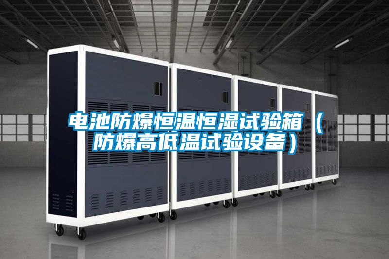 電池防爆恒溫恒濕試驗箱(防爆高低溫試驗設備)