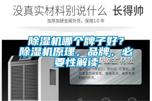 除濕機哪個牌子好?除濕機原理,品牌,必要性解讀