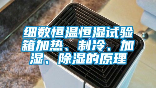細數恒溫恒濕試驗箱加熱、制冷、加濕、除濕的原理