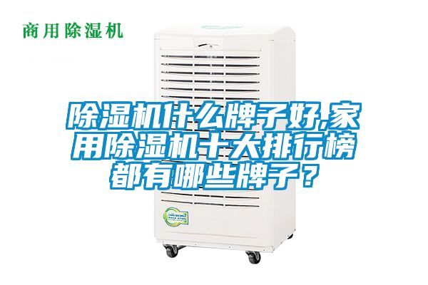 除濕機什么牌子好,家用除濕機十大排行榜都有哪些牌子?