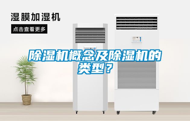 除濕機概念及除濕機的類型?