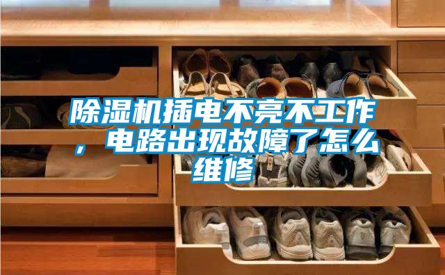 除濕機插電不亮不工作，電路出現故障了怎么維修