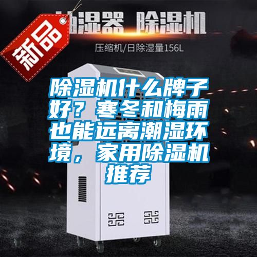 除濕機什么牌子好？寒冬和梅雨也能遠離潮濕環境，家用除濕機推薦