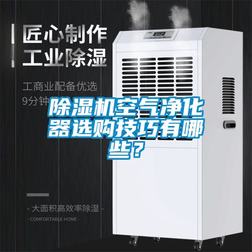 除濕機空氣凈化器選購技巧有哪些?