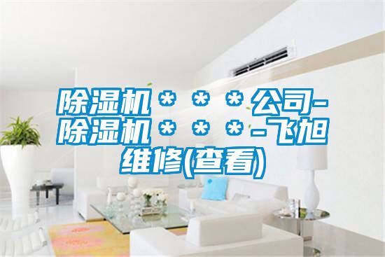 除濕機(jī)***公司-除濕機(jī)***-飛旭維修(查看)