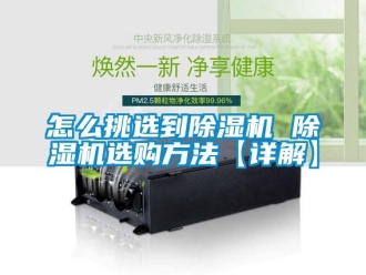 行業新聞怎么挑選到除濕機 除濕機選購方法【詳解】