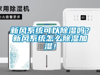 行業(yè)新聞新風(fēng)系統(tǒng)可以除濕嗎？新風(fēng)系統(tǒng)怎么除濕加濕！