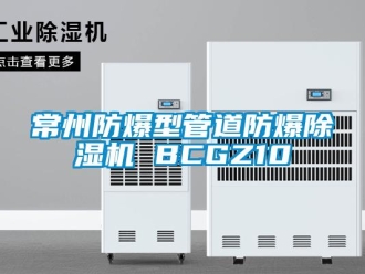 企業新聞常州防爆型管道防爆除濕機 BCGZ10